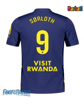 Atletico Madrid Alexander Sorloth #9 Tricou Fotbal Replică 2025-26 Barbati Deplasare